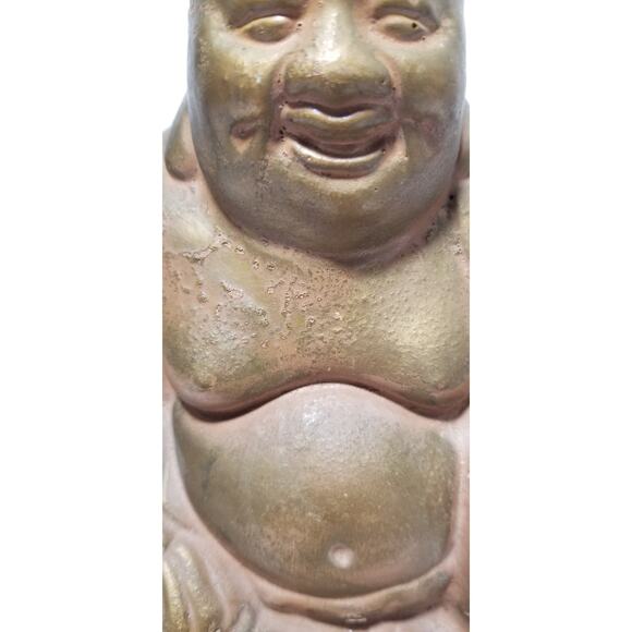 Laughing Buddha Heavy stone or ceramic 5.1304 - Picture 4 of 16